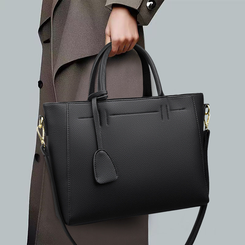 Everyday Luxury Tote – Soft Leather Shoulder & Crossbody Bliss