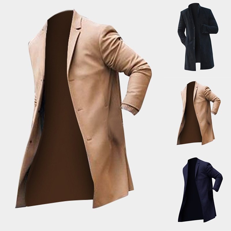 Stay Warm in Style – Classic Men’s Winter Trench Coat