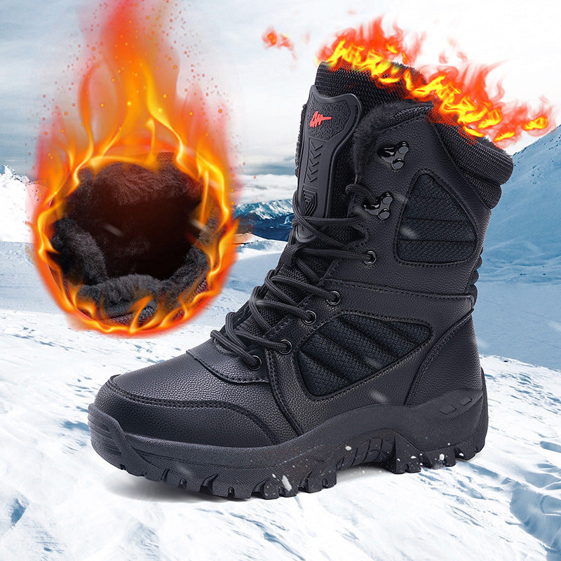Snow Boots Men's Ski Insulation Cotton Shoes Waterproof And Cold-proof