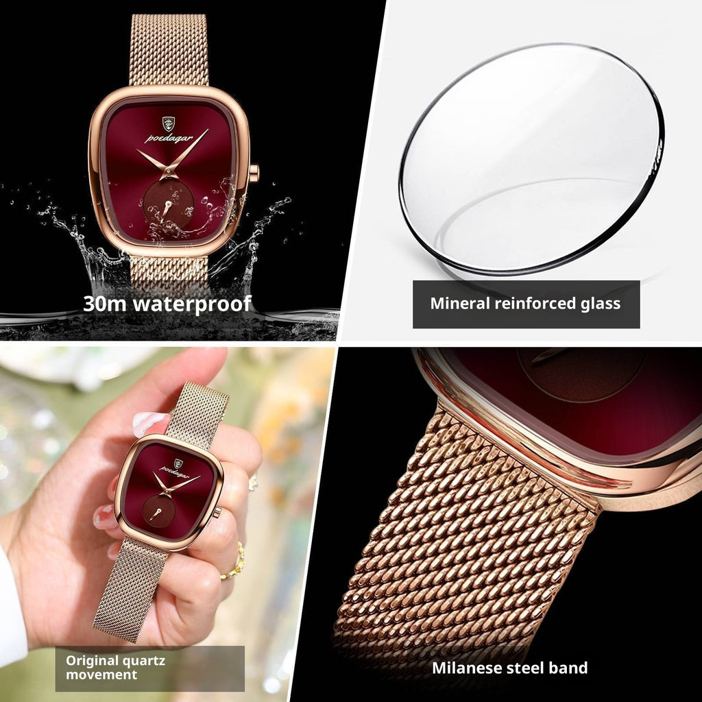Chic Korean Waterproof Watch – Everyday Elegance for Modern Women