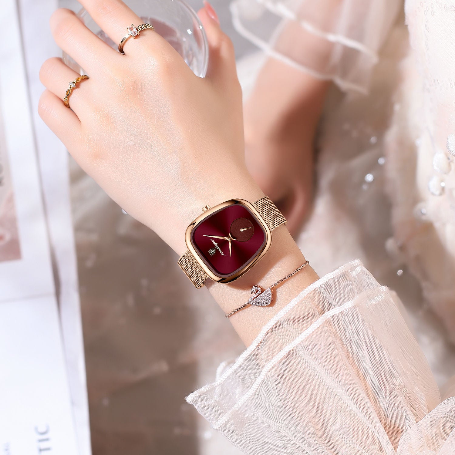 Chic Korean Waterproof Watch – Everyday Elegance for Modern Women