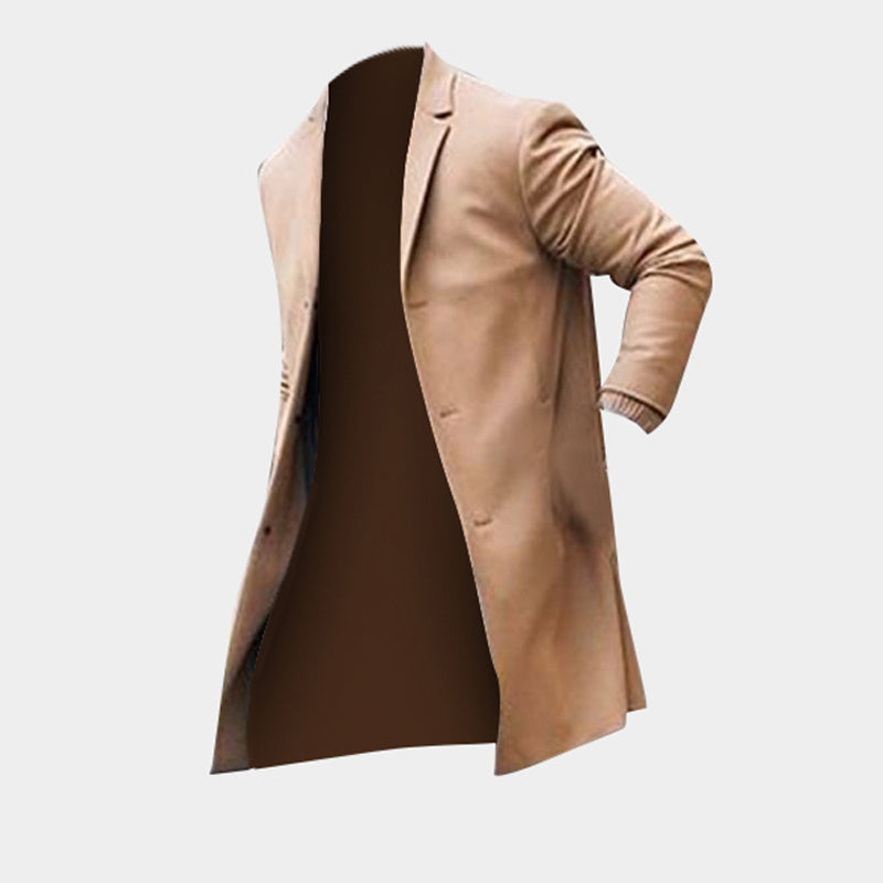 Stay Warm in Style – Classic Men’s Winter Trench Coat