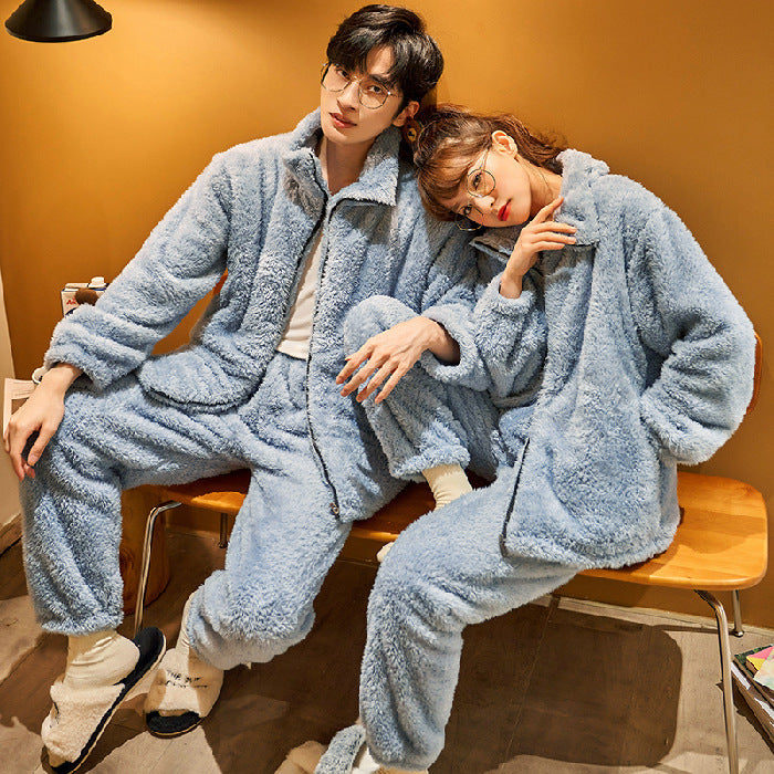 Cozy Couple Flannel Suit – Warm, Soft, and Adorable Together!