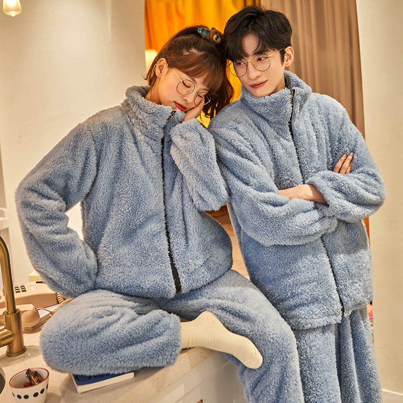 Cozy Couple Flannel Suit – Warm, Soft, and Adorable Together!